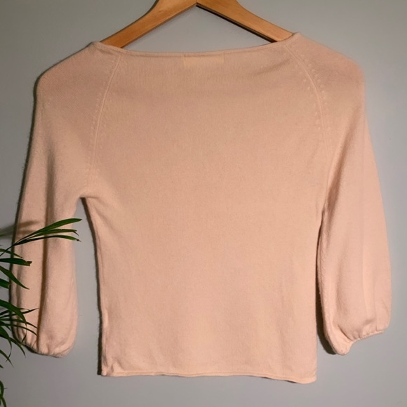 Jill Stuart 100% cashmere crop - Picture 2 of 3